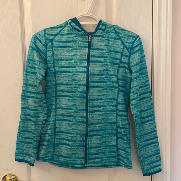 ATHLETIC WORKS GIRLS L (14) ZIP UP ACTIVE SWEATER - Picture 1 of 3